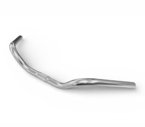 Lenker, Silber, Aluminium, Klemmdurchmesser 25,4 mm