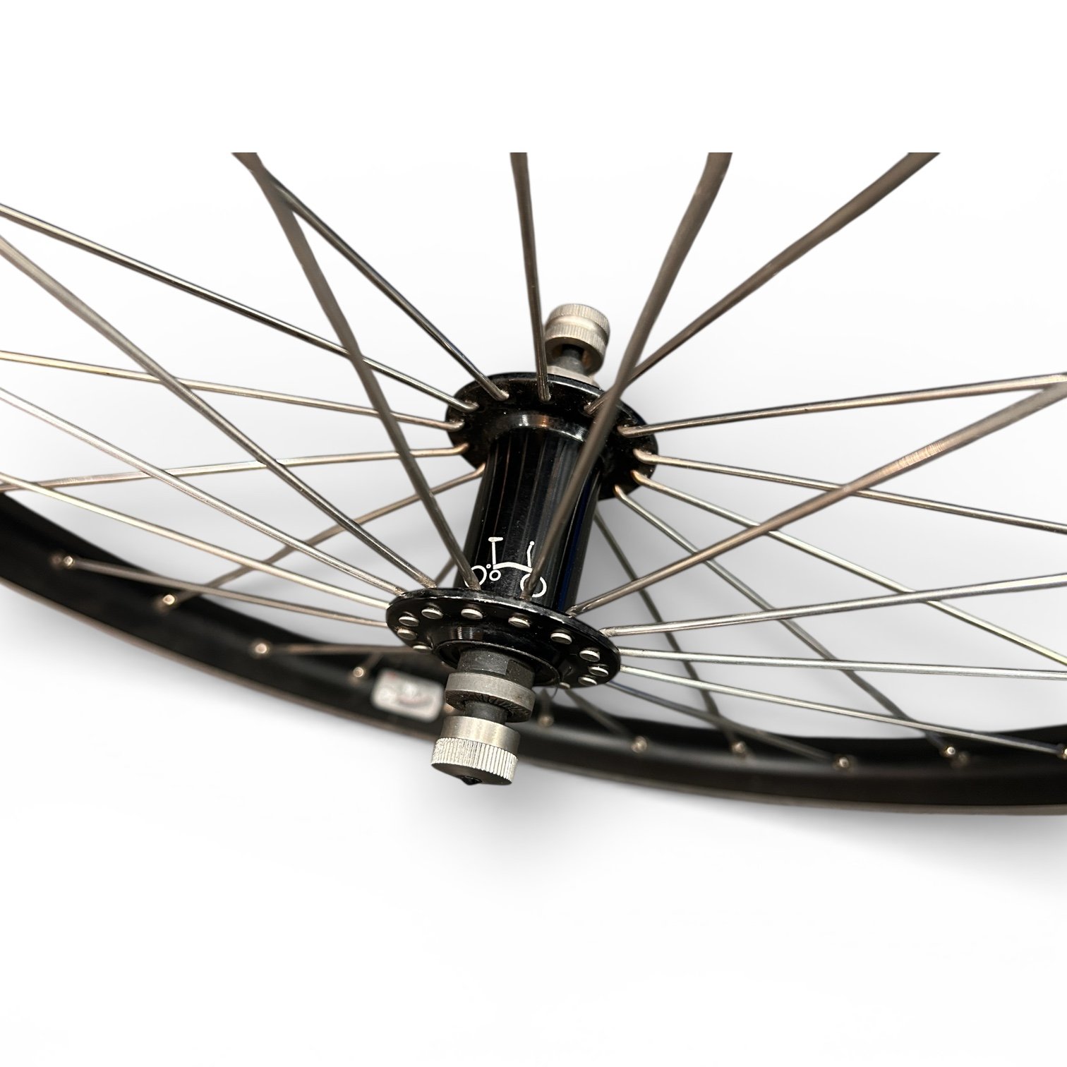 Brompton Vorderrad Superlight Schwarz – Bild 3